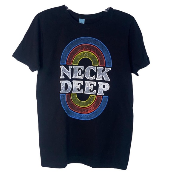 Neck Deep Double Rainbow Graphic Band Shirt - Picture 1 of 2